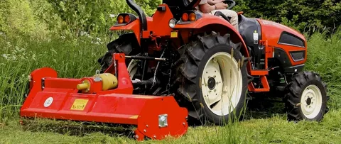 تصویر 1 از روتیواتور بازویی با بازو های قابل تنظیم برای کار در زمین های دشوار